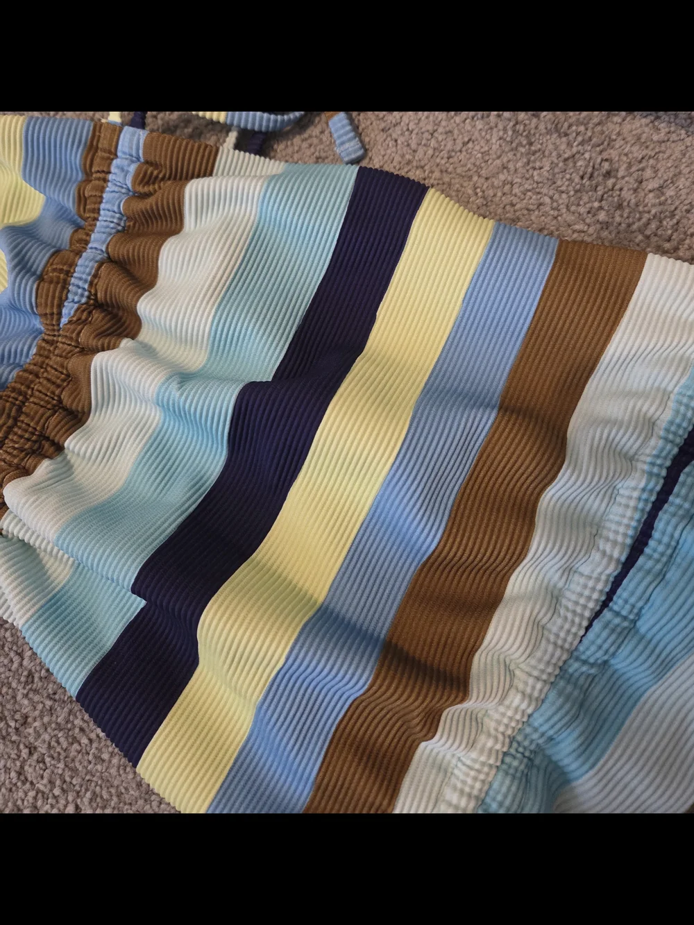 aerie Multi Color Tie Bandeau Top - Picture 4 of 5
